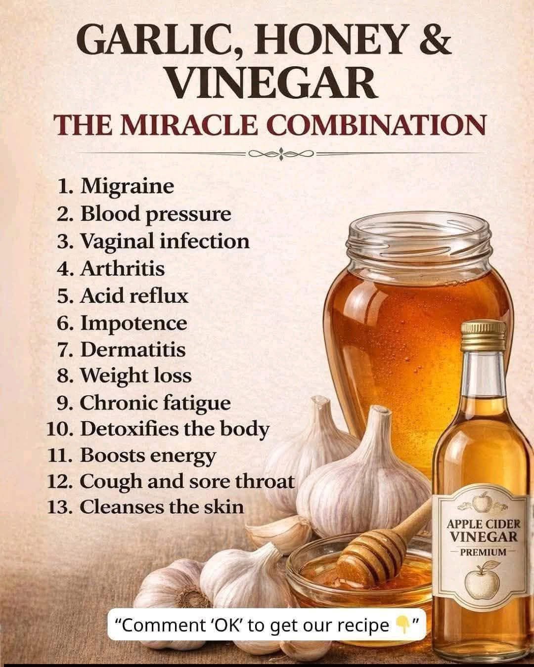 GARLIC HONEY AND VINEGAR: THE POWERFUL HOMEMADE WELLNESS TONIC EVERYONE IS TALKING ABOUT