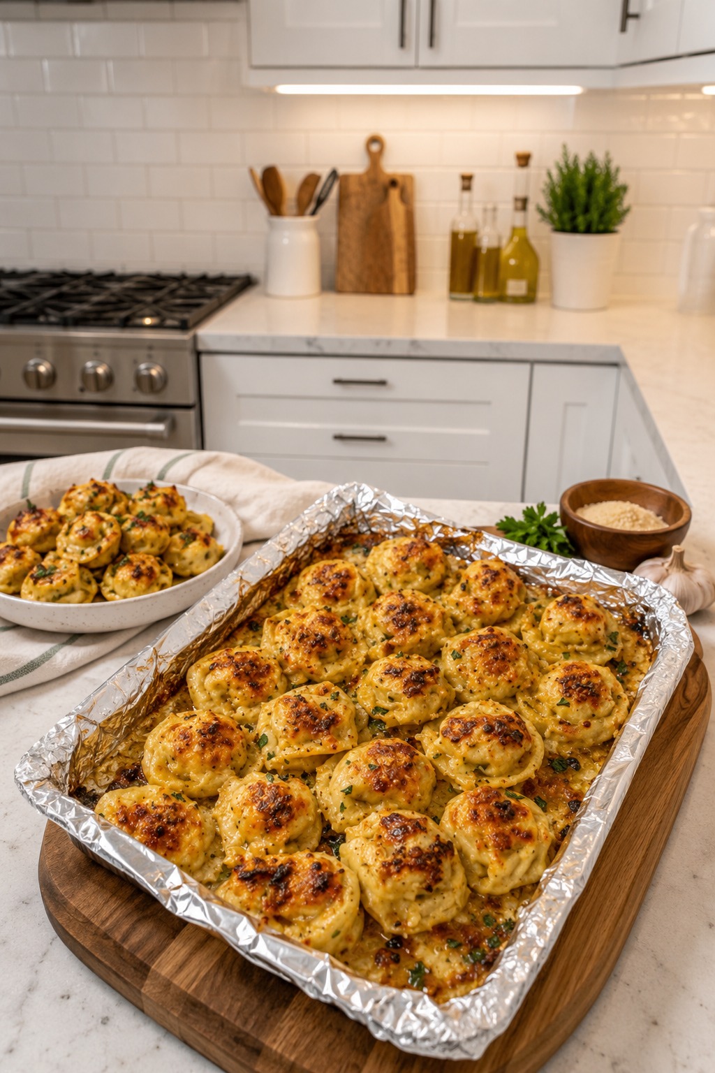 Garlic Butter Tortellini — Easy Homemade Recipe