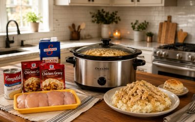 Crockpot Chicken & Gravy — Easy Homemade Recipe