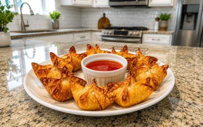 Crispy Air Fryer Crab Rangoon — Easy Homemade Recipe