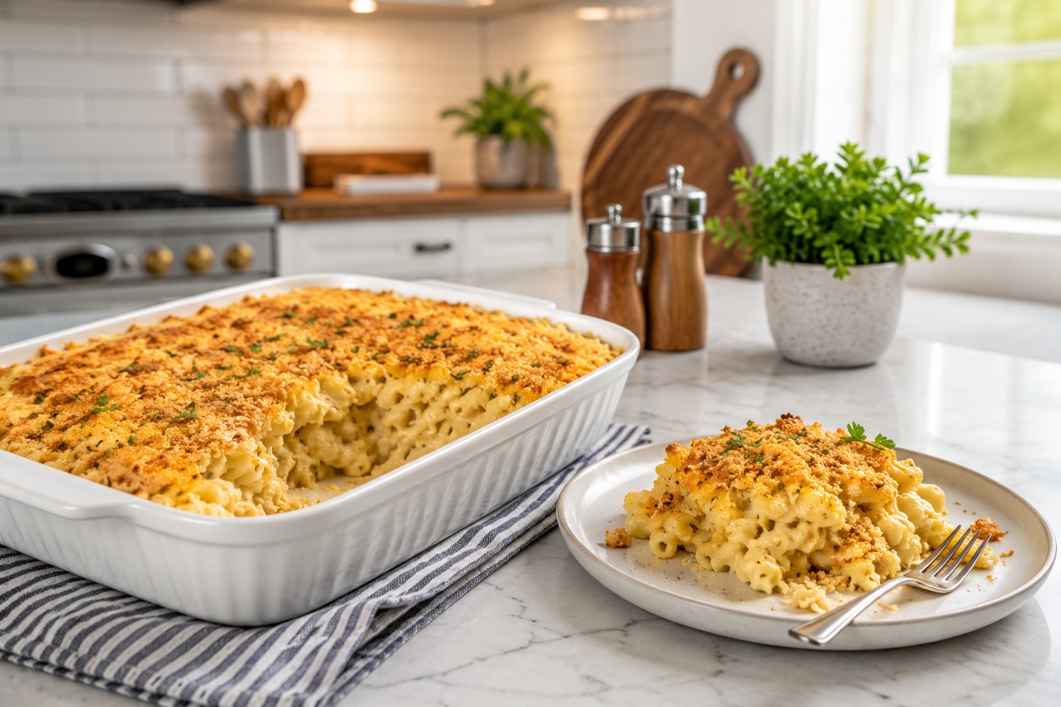 Oven-Baked Amish Ranch Macaroni — Easy Homemade Recipe