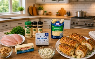 Buttery & Cheesy Chicken Roll-Ups — Easy Homemade Recipe