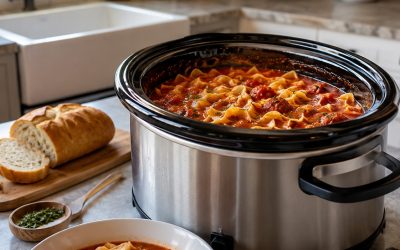 Slow Cooker Amish Tomato Noodle Soup — Easy Homemade Recipe
