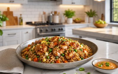 Bang Bang Chicken Fried Rice — Easy Homemade Recipe