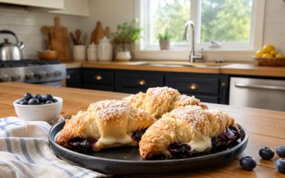 Blueberry Cheesecake Crescent Rolls — Easy Homemade Recipe