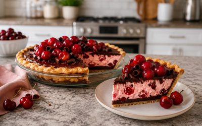 Chocolate Cherry Pie — Easy Homemade Recipe