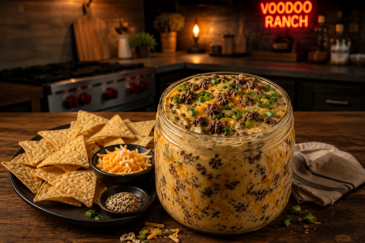 Voodoo Ranch Smash Burger Queso — Easy Homemade Recipe