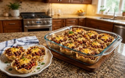 Cheesy Beef Chili Scoops — Easy Homemade Recipe