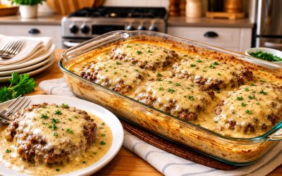 Oven Baked Sour Cream Swiss Steak — Easy Homemade Recipe