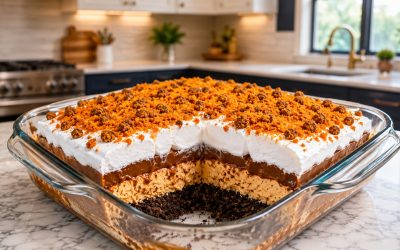 Butterfinger Chocolate Caramel Lush Dessert