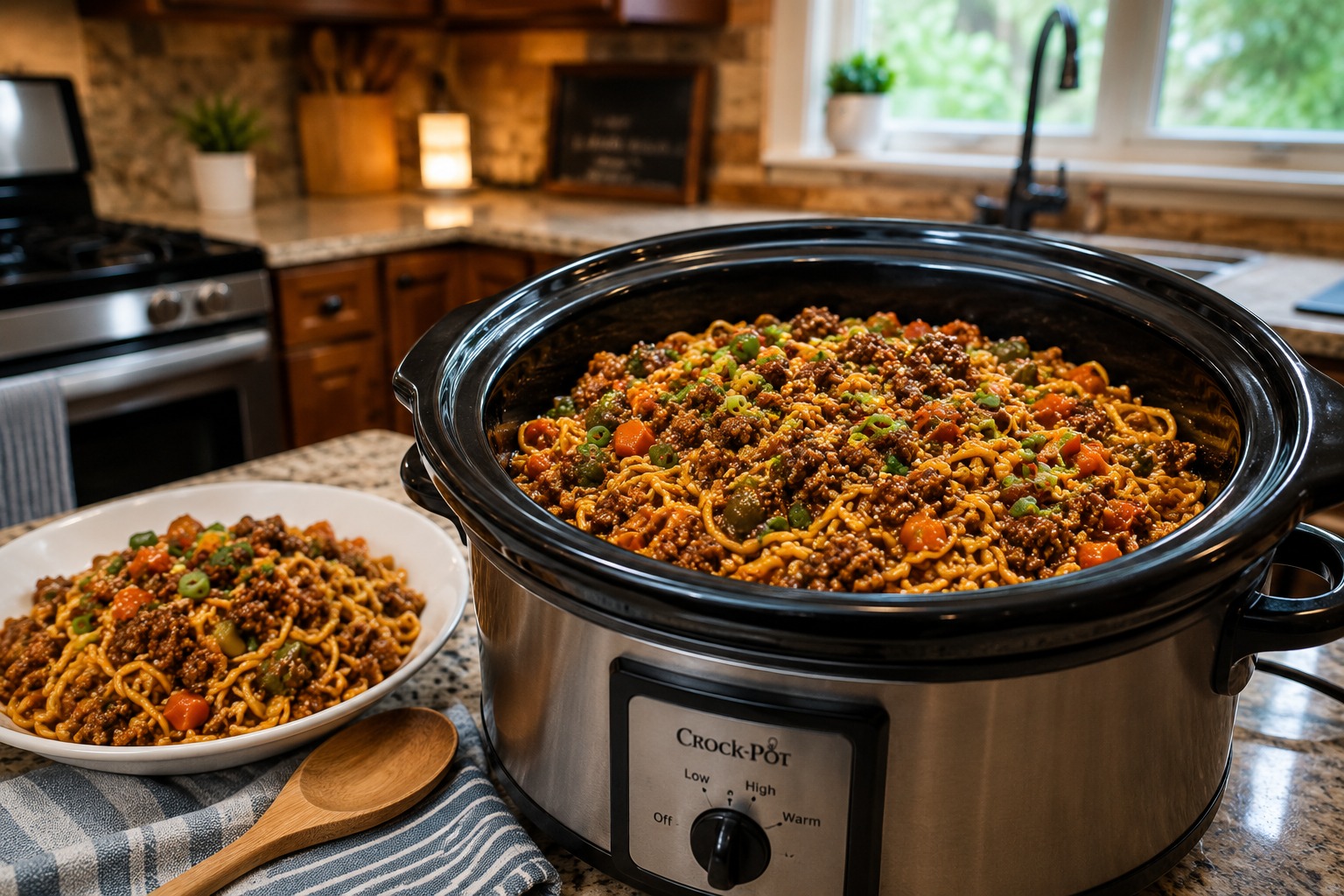 Grandma’s Ground Beef Chow Mein Casserole — Easy Homemade Recipe