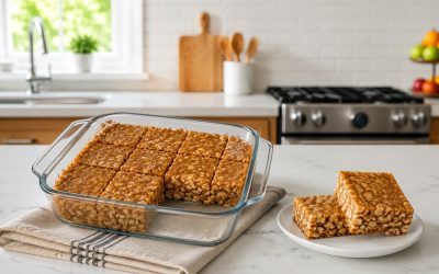 Peanut Butter Oat Bars — Easy Homemade Recipe