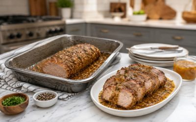Simple Maple Mustard Oven-Baked Pork Tenderloin — Easy Homemade Recipe