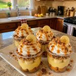 Backyard BBQ Butterfinger Banana Pudding Cups — Easy Homemade Recipe