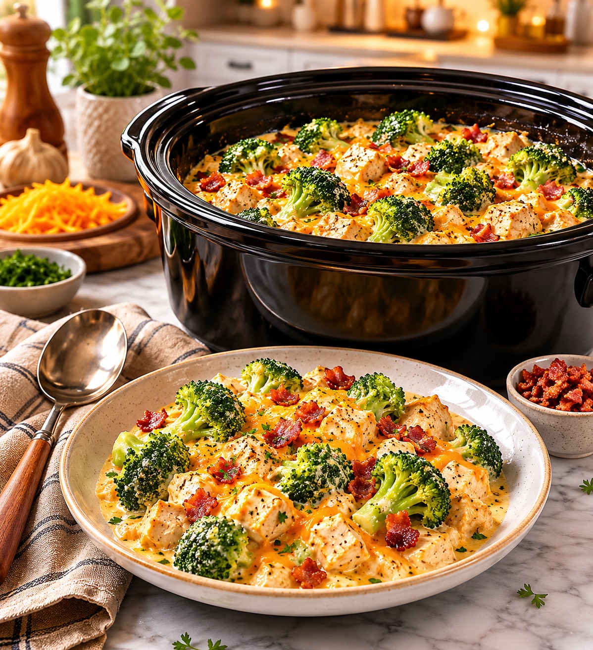 Cheesy Chicken & Broccoli — Easy Homemade Recipe