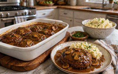 Salisbury Steak with Onion Gravy — Easy Recipe