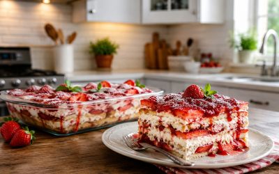 Strawberry Lasagna Recipe — Easy Homemade Recipe