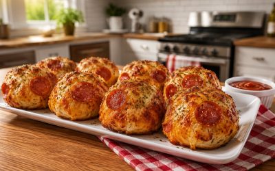 Pepperoni Pizza Bombs — Easy Homemade Recipe