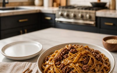 Mongolian Beef Noodles — Easy Homemade Recipe