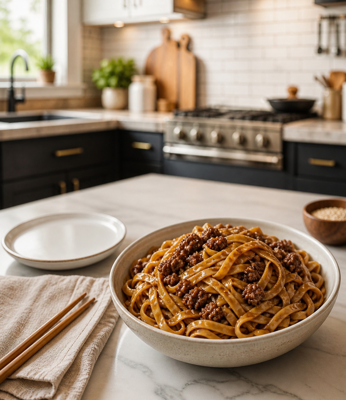 Mongolian Beef Noodles — Easy Homemade Recipe