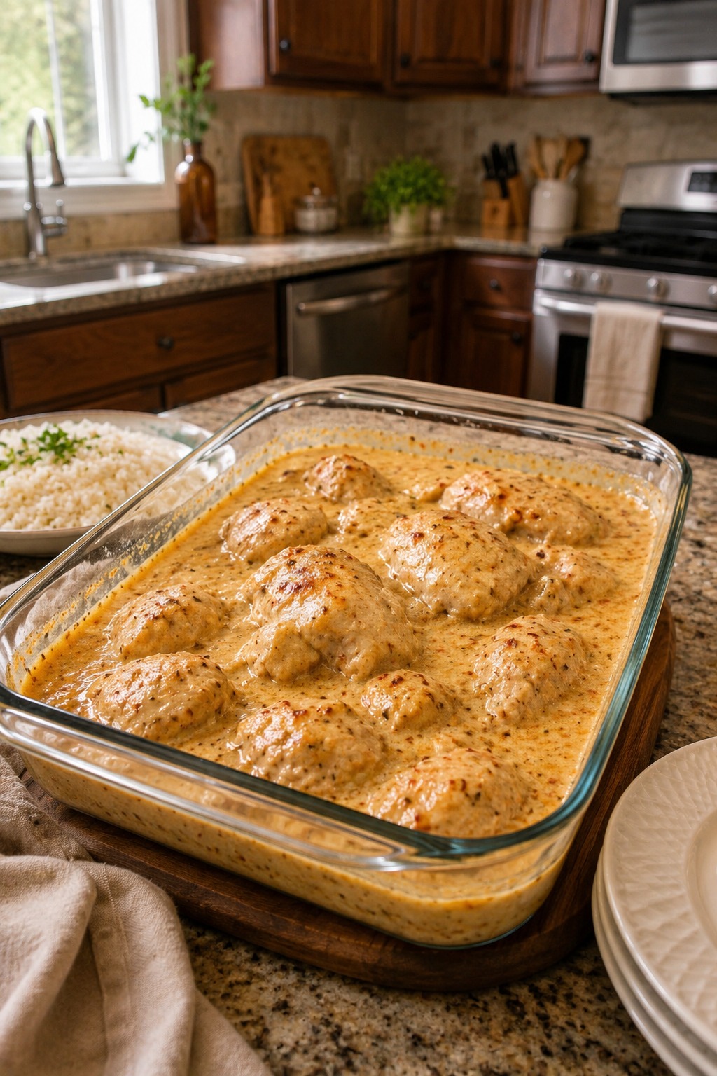 Oven Baked Chicken Gloria — Easy Homemade Recipe