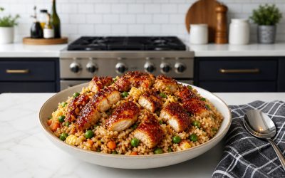 Bang Bang Chicken Fried Rice — Easy Homemade Recipe