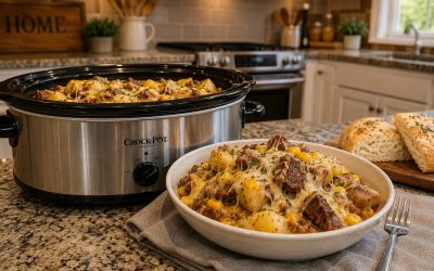Crockpot Steak & Potato “Mega” Melt — Easy Homemade Recipe