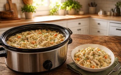 Crock Pot Chicken and Dumplings Recipe — Easy Homemade Recipe1