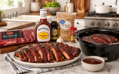 Heavenly Crockpot Barbecue Ribs — Easy Homemade Recipe