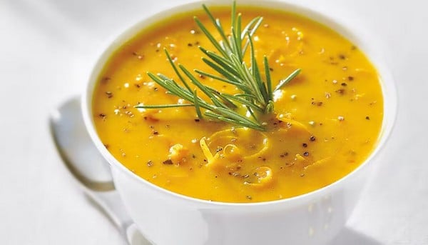 Two Carrot and Rosemary Soup